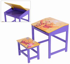 psací stolek se stoličkou  MEDVÍDEK PÚ - Disney