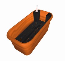 truhl�k samozavla�ovac� GR 40cm s knoty Krupi - terakota